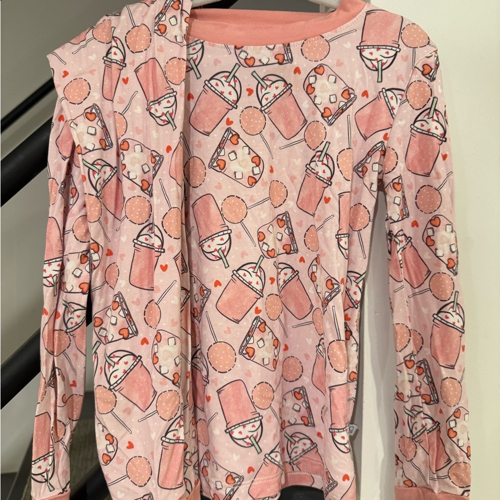 Bamboo Valentine PJ’s, 4T, River Babe Threads